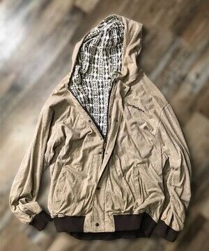 Live Mechanics 2x Kingston Souljah Brown Reversible Hoodie Jacket - Rare 